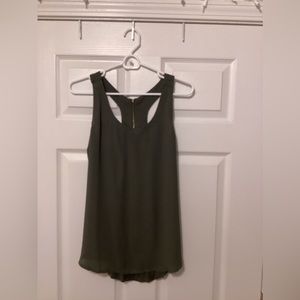 Chiffon tank.
